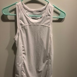 White Nike tank top